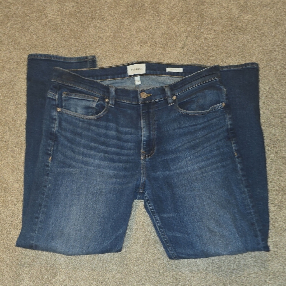 Good Condition Men Frame Denim Blue Jeans